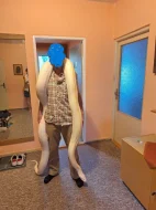 1,0 Python bivittatus Albino Granit