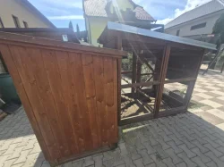 2x Králíkárna + 2x kurník + výběh velký