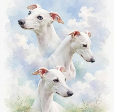 Mladý pejsek vipet bez pp (whippet, whipet, vipet)