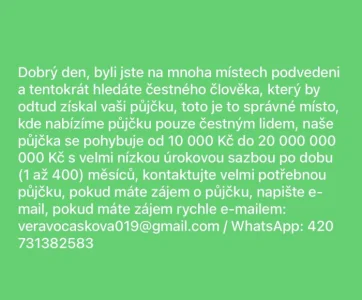 nabídka od soukromé osoby