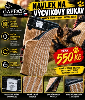 🐕 Ochranný rukáv GAPPAY pro výcvik psů
