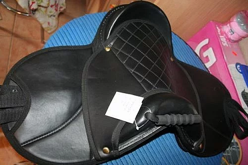 pony sedlo s držadlem