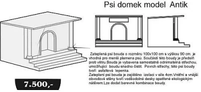 Zateplená psí bouda