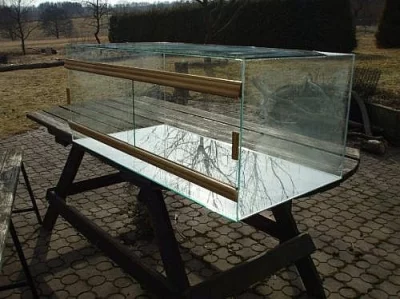 terárium 100x50x40cm celoskleněné