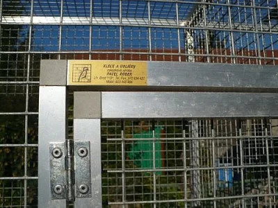 Aluminiová klec- 6 samostatných klecí