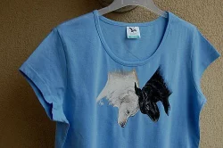 Originální malba na kratavy a textil