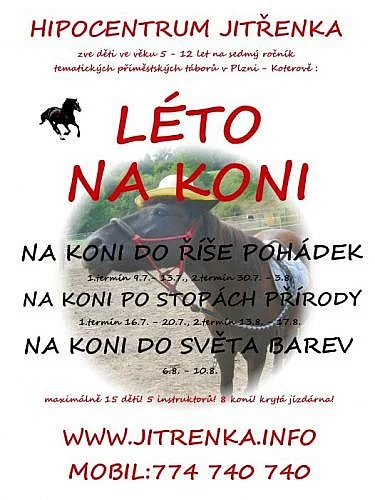 LÉTO NA KONI :) - PŘÍMĚSTSKÉ TÁBORY - Plzeň